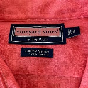 Vineyard Vines by Shep & Ian Mens Medium Linen Shirt